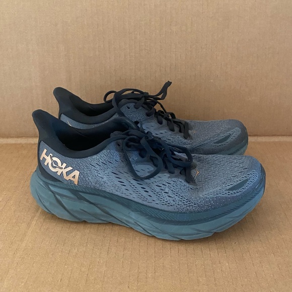 Hoka Women's Clifton 8 Running Shoes "Anthracite Copper" | US 8 - Picture 1 of 10